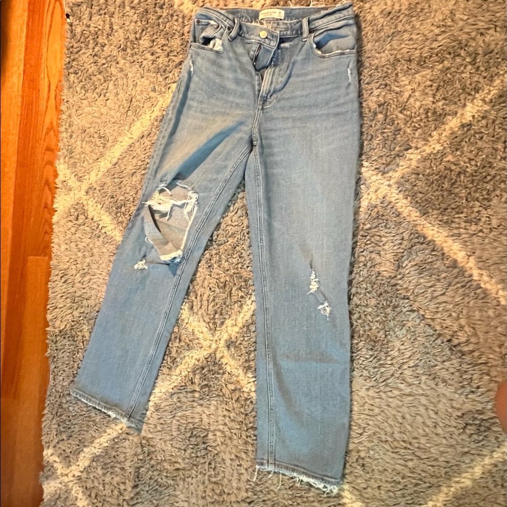 Abercrombie & Fitch 90s straight high rise jeans